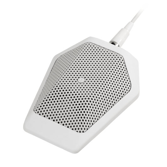 Audio-Technica U851RWb Cardioid Condenser Boundary Microphone, White product photo