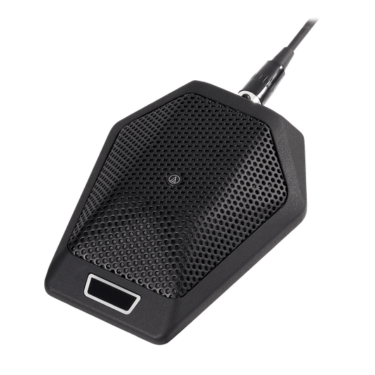 Audio-Technica U891RbO Omnidirectional Condenser Boundary Microphone with Switch, Black product photo