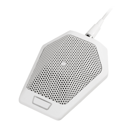 Audio-Technica U891RWb Cardioid Condenser Boundary Microphone with Switch, White product photo