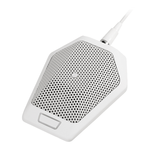 Audio-Technica U891RWb Cardioid Condenser Boundary Microphone with Switch, White product photo