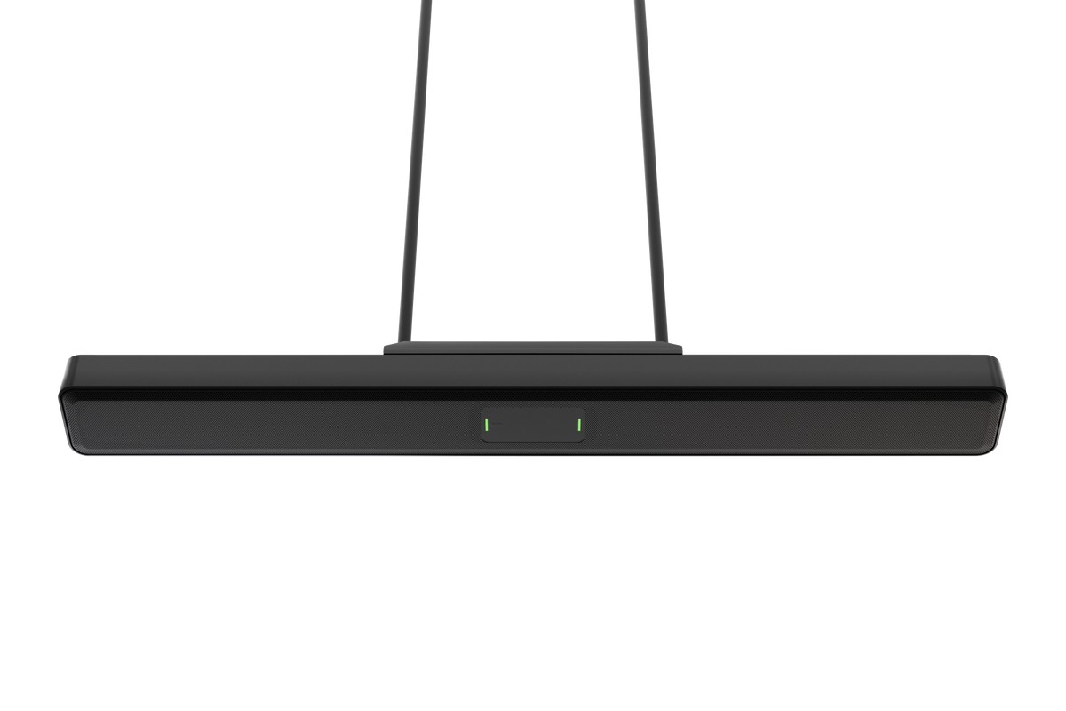 Biamp Parle CBC 2500 CM Ceiling Mounted Conferencing Audio Bar with 27 Element Beamtracking Array