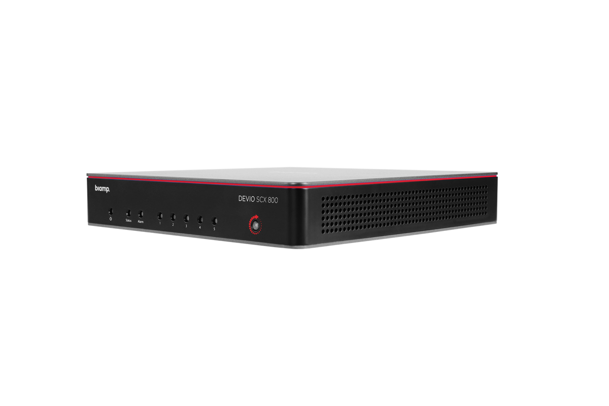 Biamp Devio SCX 800 Conferencing Hub DSP for up to 8 Parle Microphones