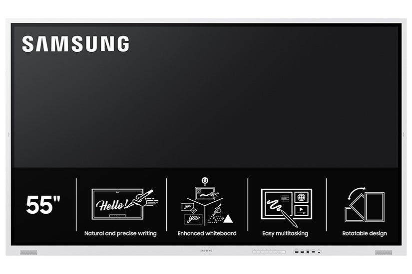 Samsung Flip Pro WMFX 55 inch interactive display angle view