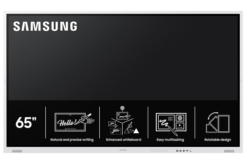 Samsung Flip Pro WMFX 65 inch interactive display angle view