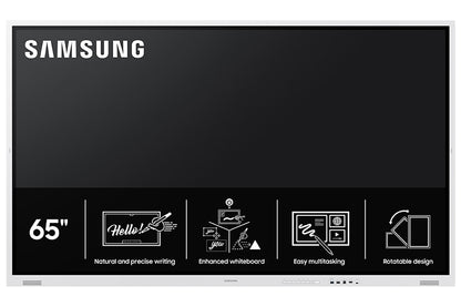 Samsung Flip Pro WMFX 65 inch interactive display angle view