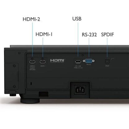 BenQ V7050i 4K UHD ultra short throw laser home theater projector, view 2