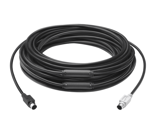 Logitech GROUP 15m Extended Cable coiled