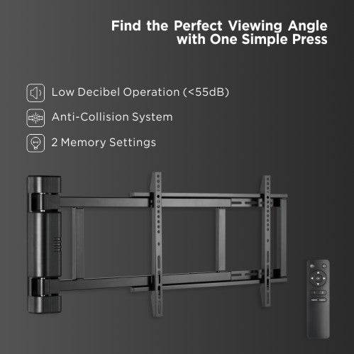 VSYS VCM-M06 mount retracted low profile view
