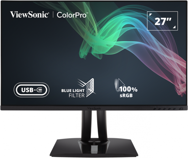 ViewSonic VP2756-2K 27 inch QHD ColorPro monitor front view