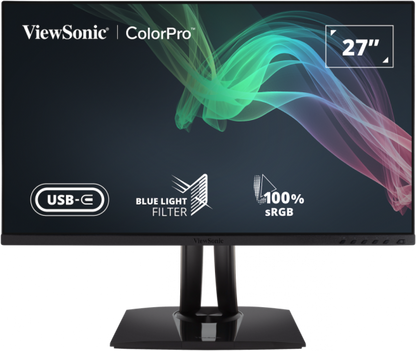 ViewSonic VP2756-2K 27 inch QHD ColorPro monitor front view