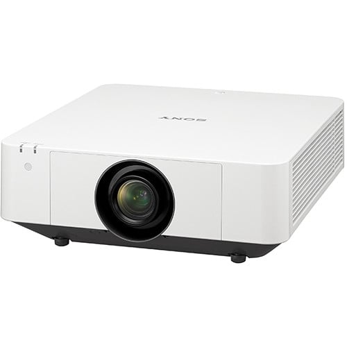 Sony VPL-FHZ75 rear connectivity panel with HDBaseT and HDMI ports