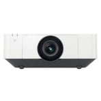 Sony VPL-FHZ75 projector installed in auditorium ceiling mount