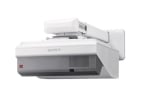 Sony VPL-SW631C mounted above interactive whiteboard