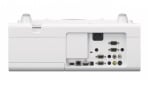 Sony VPL-SX631 rear connectivity panel with USB and LAN ports