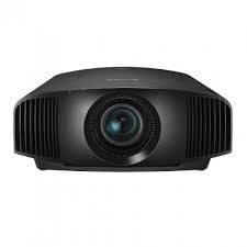 Sony VPL-VW290ES 4K SXRD home cinema projector in black, front angle view