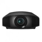 Sony VPL-VW290ES projector top view showing matte black finish and control panel