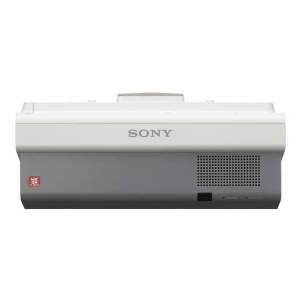 Sony VPL-SW630C projector mounted close to wall screen
