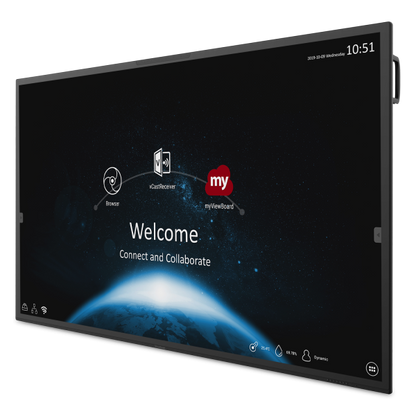 ViewSonic IFP6570 65 inch flagship interactive display touch and camera feature highlight